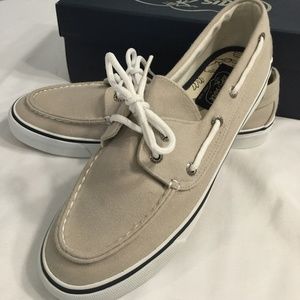 Sperry Top-Sider khaki color shoes, 9.5